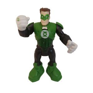 Voice Comm Green Lantern Talking Green White Black Hero No Weapons 5.5 Inch